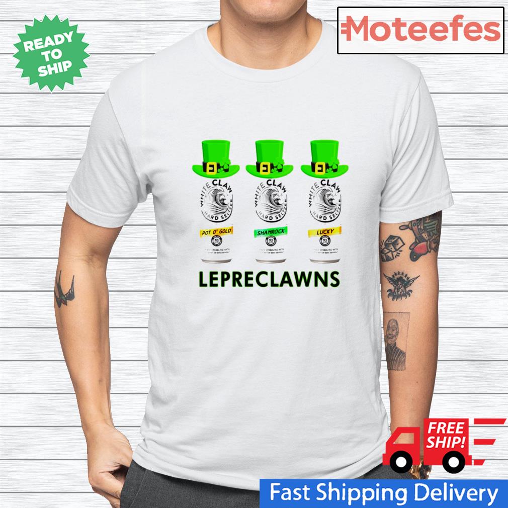 Lepreclawns lucky shamrock drinking St.Patrick’s day shirt