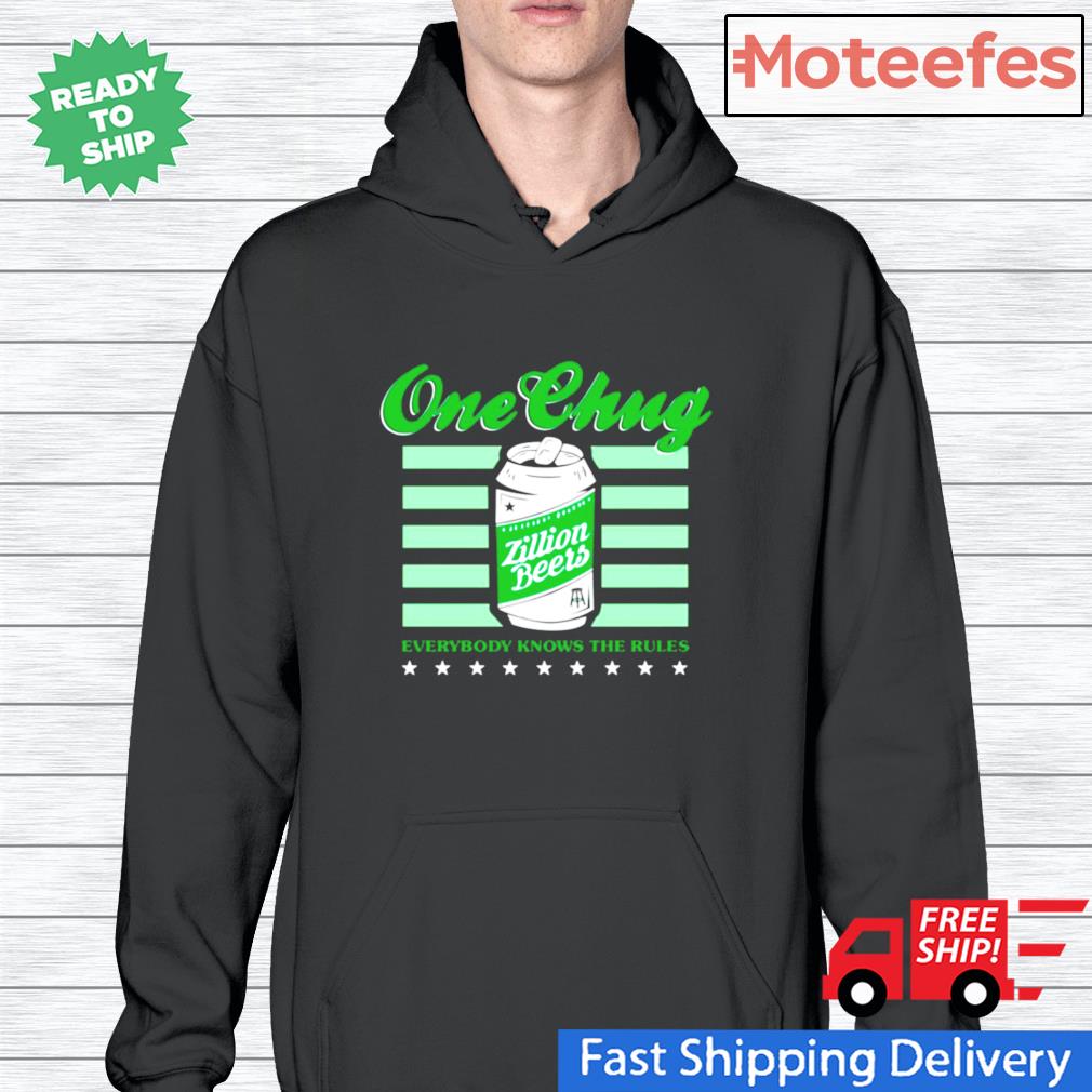 One chug everybody knows the rules St.Patrick’s day Hoodie