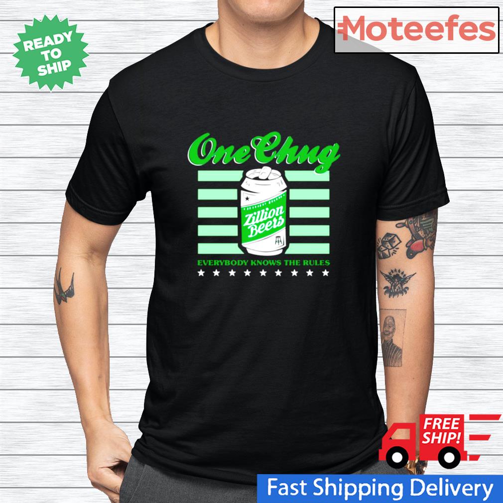 One chug everybody knows the rules St.Patrick’s day shirt