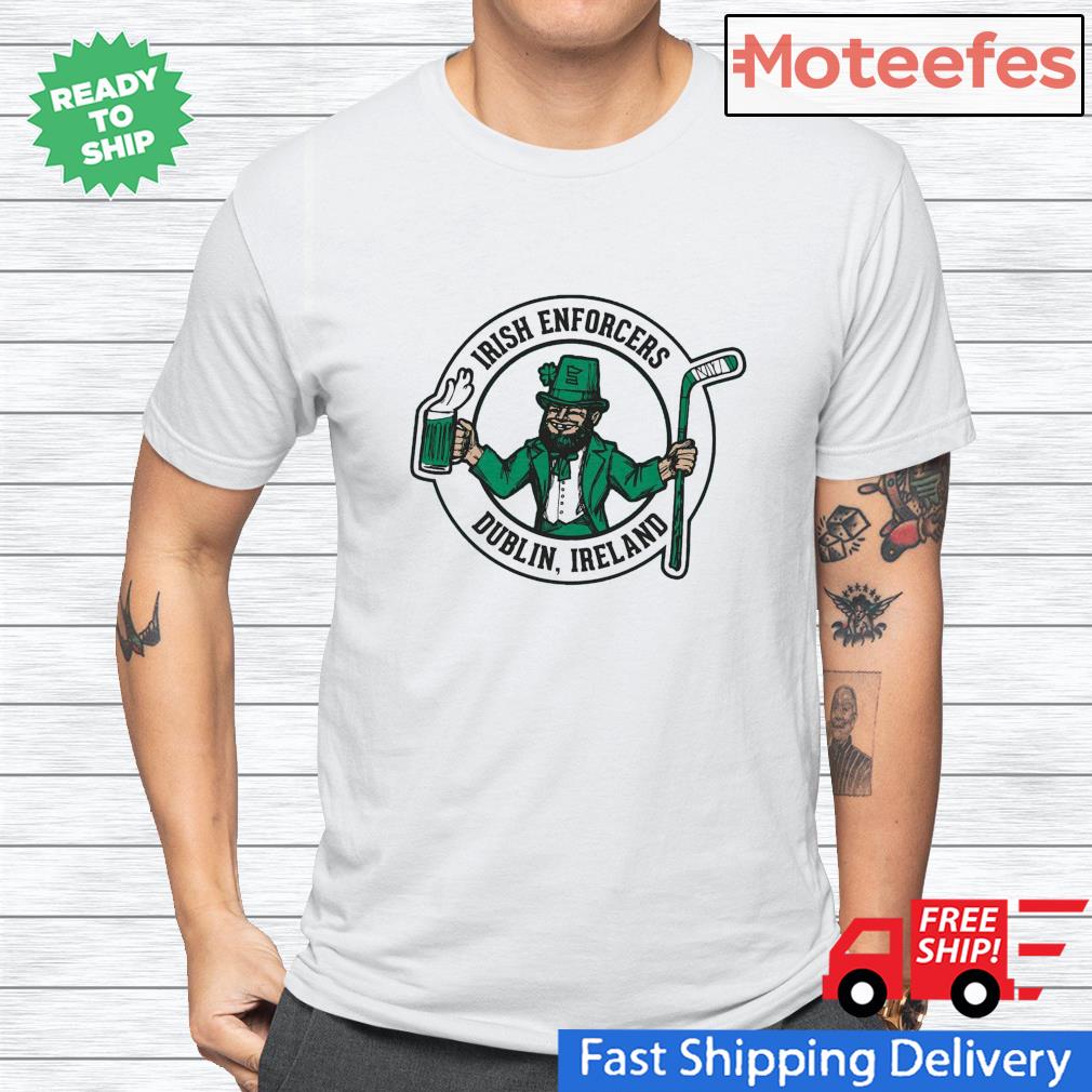 St.Patrick's Day Leprechaun Irish enforcers dublin Ireland shirt